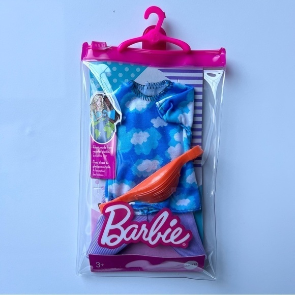 Barbie Other - NEW Barbie Ken Outfit by Mattel, Shorts Cloud Shirt and Belt Bag Fanny Pack